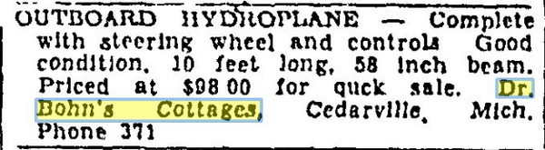 Berlins Resort (Dr. Bohns Cottages, Dr Bohns Resort) - News Article (newer photo)